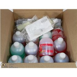 BOX OF ASSORTED AVO HAND SOAPS AND MORE!