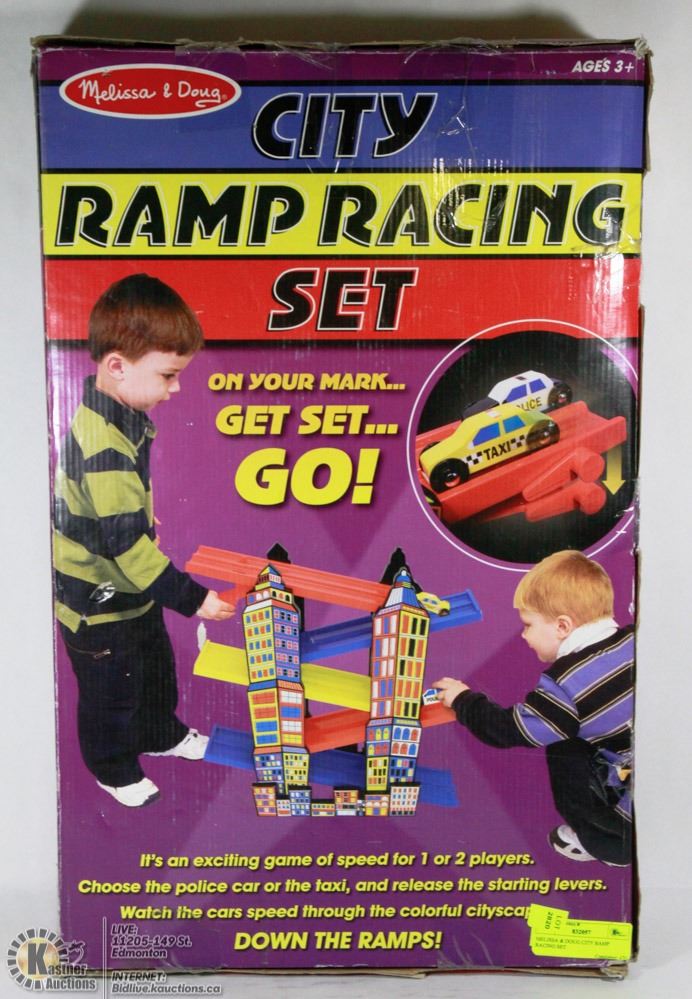 melissa and doug city ramp racing set
