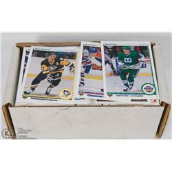 BOX FULL OF 1991 UPPER DECK HOCKEY CARDS