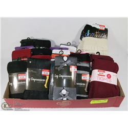 FLAT OF 25 PLUS VARIETY OF TIGHTS