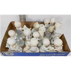 12 PRECIOUS MOMENTS FIGURES 1979-1988.