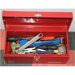 MASTERCRAFT TOOLBOX WITH TOOLS.