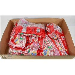 LARGE FLAT OF CANDYROLL ROCKETS - 120 PER BAG