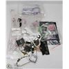 Image 1 : BAG OF ASSORTED FASHION JEWELRY-MOSTLY NECKLACES