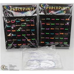 TWO PORCUPINES TOE RINGS - RETAIL DISPLAY