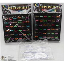 TWO PORCUPINES TOE RINGS - RETAIL DISPLAY