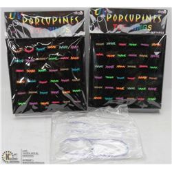 TWO PORCUPINES TOE RINGS - RETAIL DISPLAY