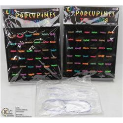 TWO PORCUPINES TOE RINGS - RETAIL DISPLAY