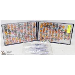 TWO DISPLAYS OF ASSORTED FASHION RINGS SOLD WITH