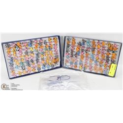 TWO DISPLAYS OF ASSORTED FASHION RINGS SOLD WITH