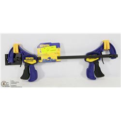 IRWIN 2PC 12" CLAMP SET