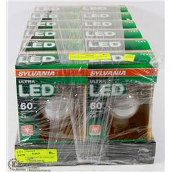 CASE OF 12 OSRAM SYLVANIA LED BULBS 8.5W