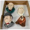 Image 1 : 4 BOSSON HEADS COLLECTION.