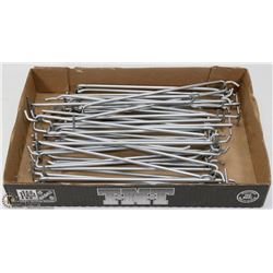 24 12" LONG RETAIL HOOKS