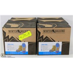 LOT OF 6 NEW WINTER WALKING ICE CLEATS