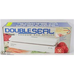 DOUBLE SEAL VACUUM BAG SEALER