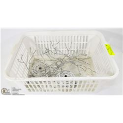 SET OF 2 BATTERY OPERATED SPINNING METAL DISPLAYS