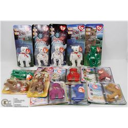 FLAT OF 12 MCDONALD'S TY BEARS