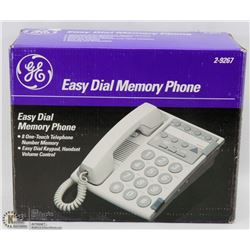 GE EASY DIAL MEMORY TELEPHONE