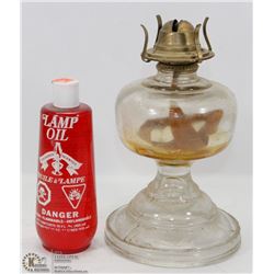 OIL LAMP SOLD WITH LAMP OIL