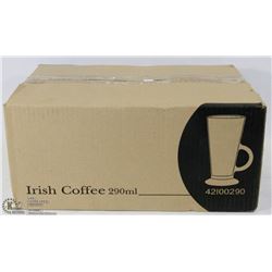 CASE OF IRISH COFFEE GLASSWARE MUGS