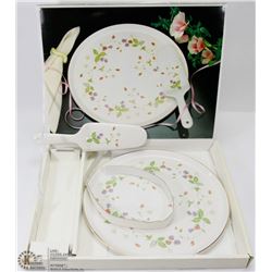 NEW MIKADO COLLECTION 2PC CAKE SERVING SET