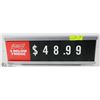 Image 1 : BUDWEISER HEAVY DUTY METAL PRICING DISPLAY