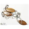 Image 2 : 28) SILVER WOODED NECKLACE