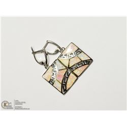 49) SILVER OPALITE EARRINGS