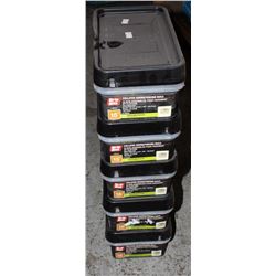 5 CASES OF GRIP-RITE COLLATED SIDING/FENCING NAILS