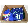 Image 1 : LOT OF 4 NBA JERSEYS INCL DALLAS NOWITZKY, NUGGETS