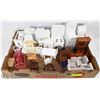 Image 1 : 29 PIECES MINIATURE DOLL FURNITURE SOME WITH