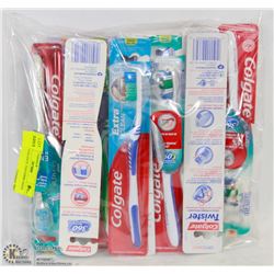LOT OF COLGATE TOOTHBRUSHES