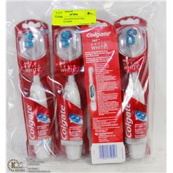 LOT OF COLGATE ELECTRIC TOOTHBRUSHES