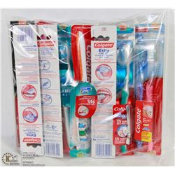 LOT OF COLGATE TOOTHBRUSHES
