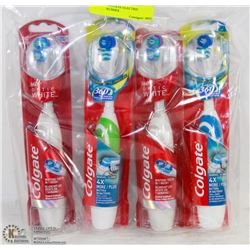 LOT OF COLGATE ELECTRIC TOOTHBRUSHES
