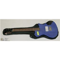 FIRST ACT ELECTRIC BLUE GUITAR WITH SOFT CASE