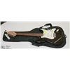 Image 1 : JAY TURSER ELECTRIC GUITAR BLACK WITH SOFT CASE