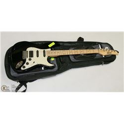 GUITAR ROCKER ELECTRIC BLACK WITH SOFT CASE.