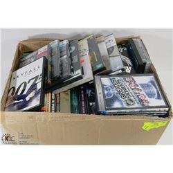 BOX  OF ASSORTED DVDS