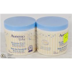 LOT OF 2 BOTTLES OF AVEENO BABY ECZEMA CREAM