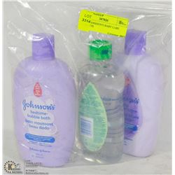 LOT OF JOHNSON'S BABY CARE PRODUCTS