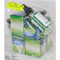 LOT OF ASSORTED MENTHOL PRODUCTS