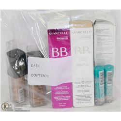 LOT OF ASSORTED MARCELLE CREAMS AND CONCEALERS