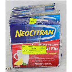 LOT OF 4 BOXES OF NEOCITRIN COLD MEDICINE