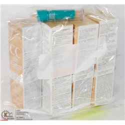 LOT OF 7 MARCELLE CC CREAM AND 2 CONCEALER STICKS