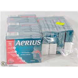 LOT OF AERIUS ALLERGY MEDICINE
