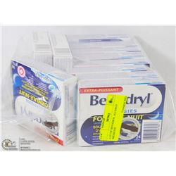 LOT OF BENADRYL ALLERGY MEDICINE
