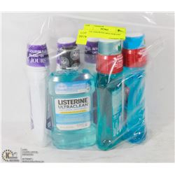 LOT OF ASSORTED MOUTHWASH