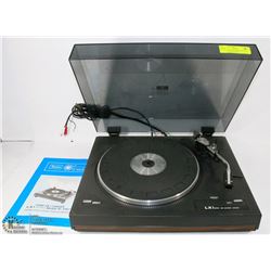 VINTAGE TURNTABLE UNTESTED WITH INSTRUCTIONS.